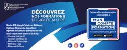Courses eligible for the CPF - Institut Universitaire de academics Professionnelle - IUFP