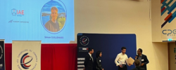Simon Guillemard étudiant IAE Savoie Mont Blanc lauréat du Prix Spécial du Grand Prix de l’International des CCE
