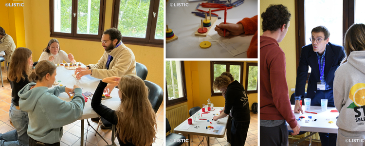 Les chercheurs du LISTIC, Yassine Mhiri (à gauche) et Stéphan Plassart (à droite) pendant leurs ateliers. Crédit : Christophe Lin-Kwong-Chon, également chercheur au LISTIC.