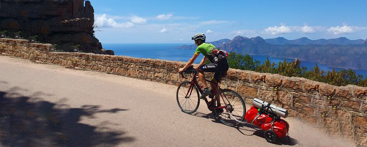 Florian Laval - Tour de Corse à vélo itinérant 2023