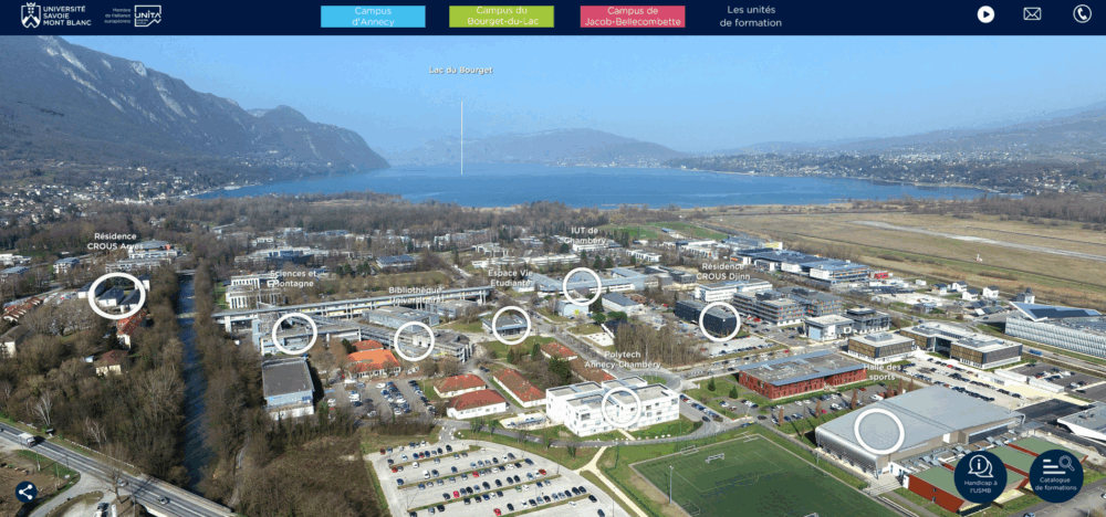 Virtual visit of the campus