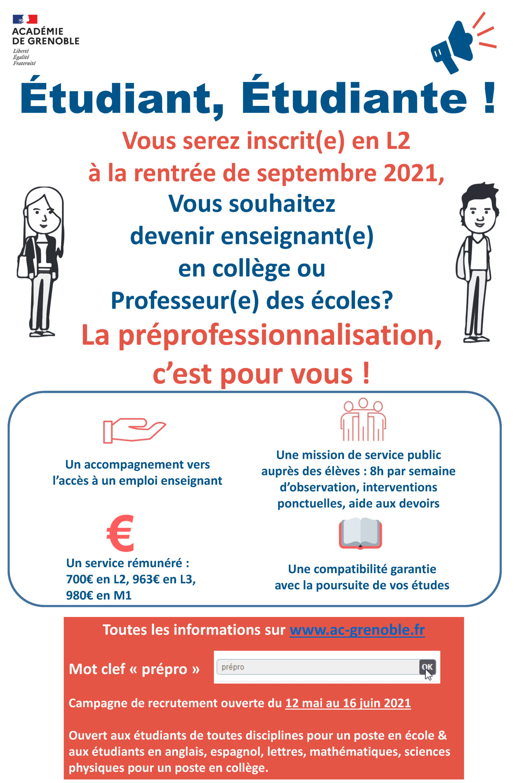 flyer préprofessionnalisation