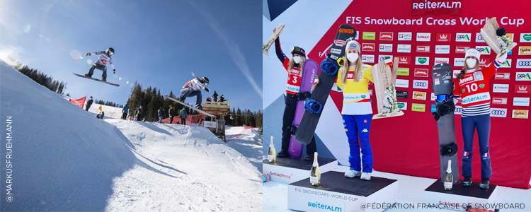 coupe du monde snowboard 2021 m. petit lenoir et chloe trespeuch