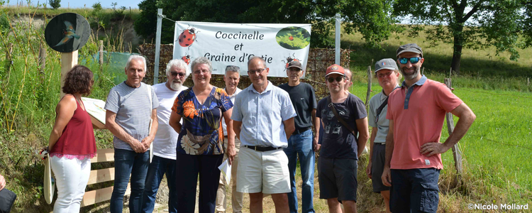 inauguration panneau gûepiers d'europe