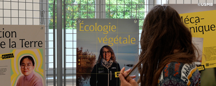 retour sur le vernissage de l'exposition femmes de sciences de l'usmb (4)
