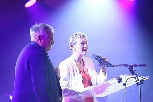 Véronique Riotton, députée et Pierre Lambert, préfet
