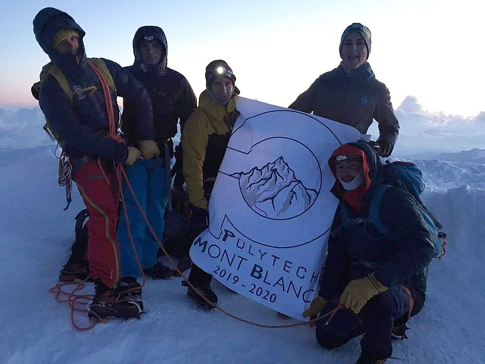 Polytech Mont Blanc au sommet !